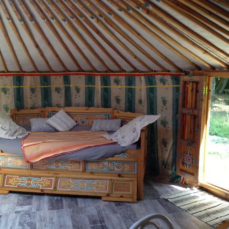 Yourte Mongole Du Centre Unisvers Peyrat-le-Château Zewnętrze zdjęcie